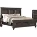 Sevilla Walnut Queen Panel Bed