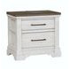 B00226 White And Brown Platform Storage Bedroom Set