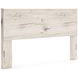 Lawroy Rustic White King Panel Headboard