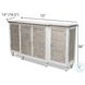 Island Haven Dapple Grey 4 Door Credenza