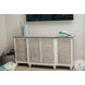 Island Haven Dapple Grey 4 Door Credenza