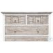 Island Haven Dapple Grey and Blanc 4 Drawer Chest