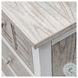 Island Haven Dapple Grey and Blanc 4 Drawer Chest