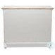 Island Haven Dapple Grey and Blanc 4 Drawer Chest