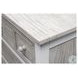 Island Haven Dapple Grey and Blanc 5 Drawer Chest