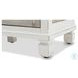 Island Haven Dapple Grey and Blanc 6 Drawer and 2 Door Dresser