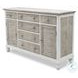Island Haven Dapple Grey and Blanc Bedroom Set