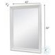 Island Haven White Rectangular Dresser Mirror