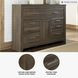 Juararo Dark Brown Dresser