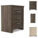 Juararo Dark Brown Nightstand