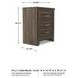 Juararo Dark Brown Nightstand