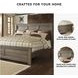 Juararo Dark Brown California King Panel Bed