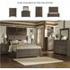 Juararo Dark Brown Queen Panel Bed