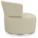 Olympia Oatmeal Performance Fabric Upholstered Swivel Accent Chair