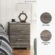 Ralinksi Gray 2 Drawer Nightstand