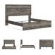 Ralinksi Gray King Panel Bed