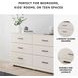 Stelsie White Dresser
