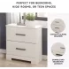 Stelsie White 2 Drawer Nightstand