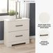 Stelsie White 2 Drawer Nightstand