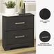 Belachime Black Nightstand