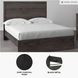 Belachime Black Queen Panel Bed