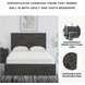 Belachime Black Queen Panel Bed