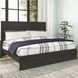 Belachime Black King Panel Bed