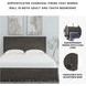 Belachime Black King Panel Bed