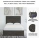 Belachime Black Full Panel Bed
