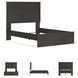 Belachime Black Full Panel Bed