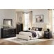 Shoralli Black 6 Drawer Dresser with LED