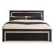 Shoralli Black King Panel Bed with LED