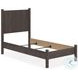 Cadmori Brown Twin Panel Bed