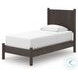 Cadmori Brown Twin Panel Platform Bed