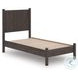 Cadmori Brown Twin Panel Platform Bed