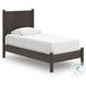 Cadmori Brown Twin Panel Platform Bed