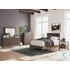 Cadmori Brown Full Upholstered Panel Bed