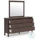 Cadmori Brown Dresser with Mirror