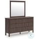 Cadmori Brown Dresser with Mirror