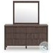 Cadmori Brown Dresser with Mirror