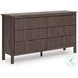 Cadmori Brown Panel Platform Bedroom Set