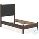 Cadmori Brown Twin Upholstered Panel Bed