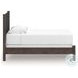 Cadmori Brown Twin Upholstered Panel Bed