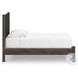 Cadmori Brown Twin Upholstered Panel Platform Bed