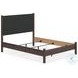 Cadmori Brown Queen Upholstered Panel Bed