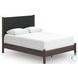 Cadmori Brown Queen Upholstered Panel Bed