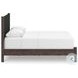 Cadmori Brown Queen Upholstered Panel Bed