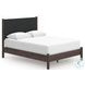Cadmori Brown Upholstered Panel Platform Bedroom Set