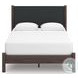 Cadmori Brown Upholstered Panel Platform Bedroom Set