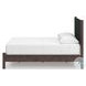 Cadmori Brown Upholstered Panel Platform Bedroom Set